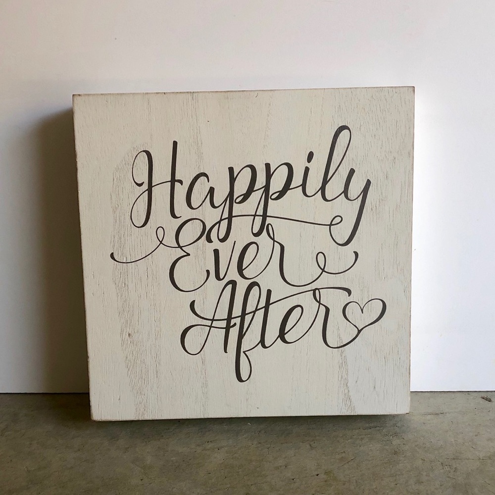Wooden sign